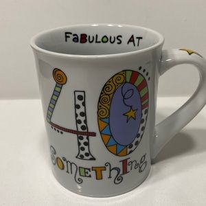 Lorrie Veasey Fabulous at 40 ceramic mug